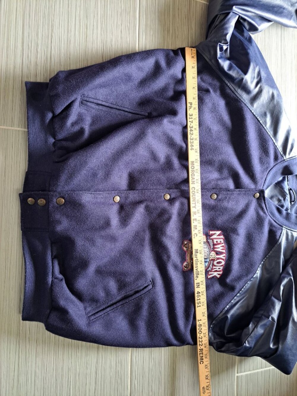 Steve & Barrys New York City Subway Series Division Champions Bomber Jacket XXL - Picture 12 of 14